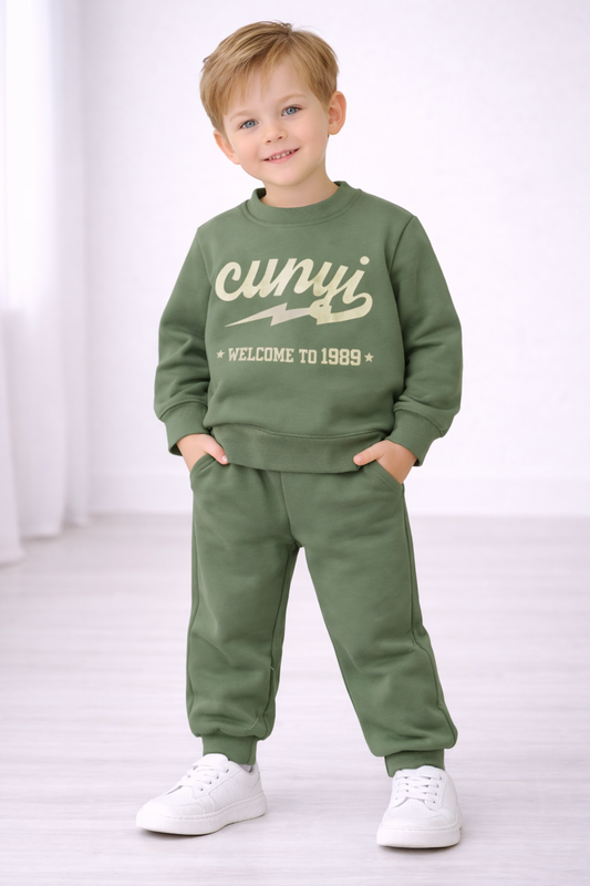 2-teiliges Jungen Outfit – Sweatshirt & Jogginghose