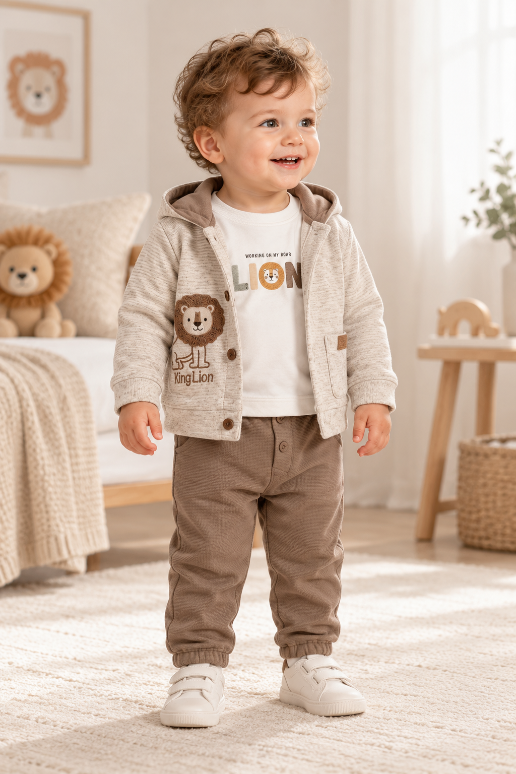 Baby Jungen Set 3-teilig Löwe