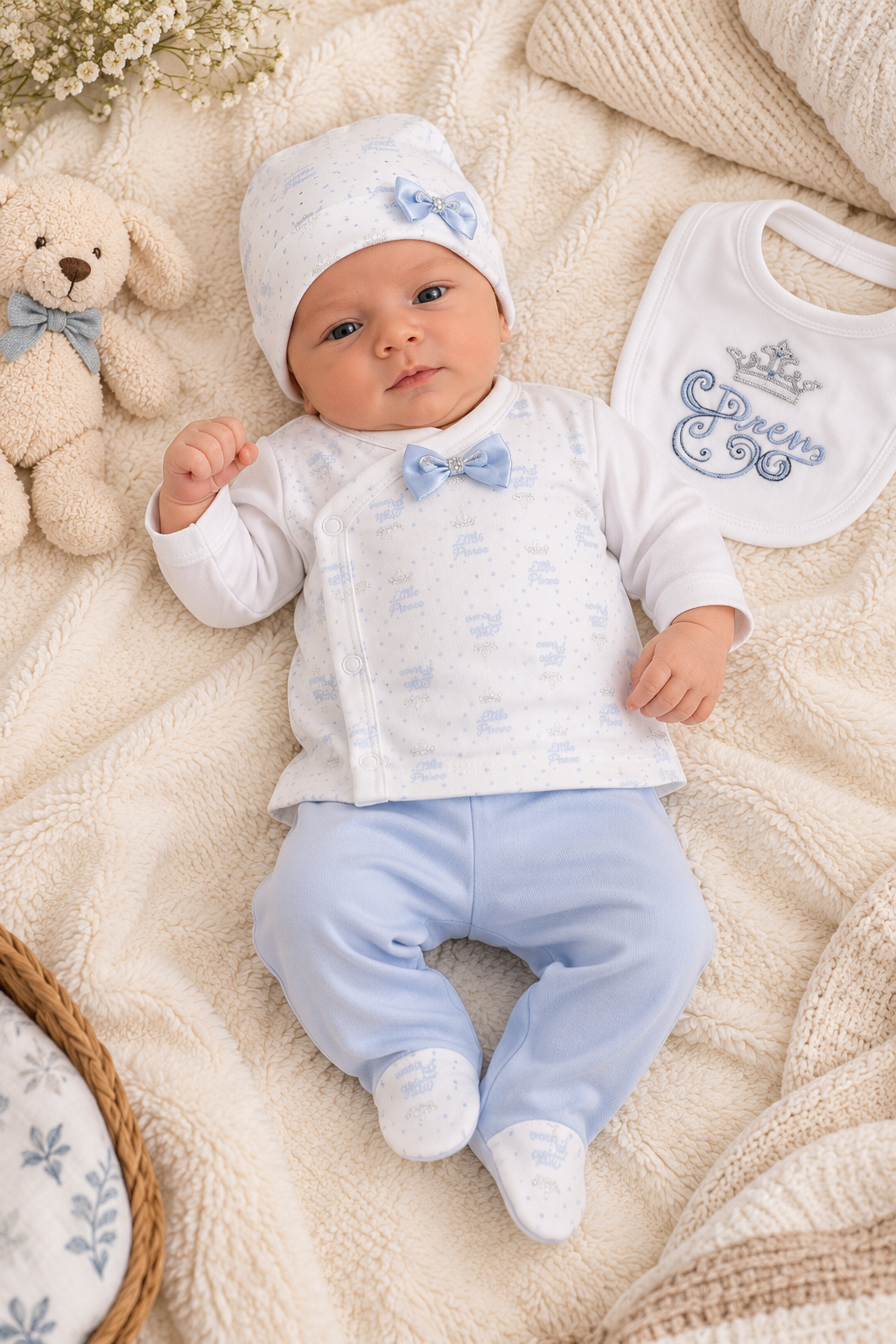 Erstlingsset 4-teilig Little Prince Princess