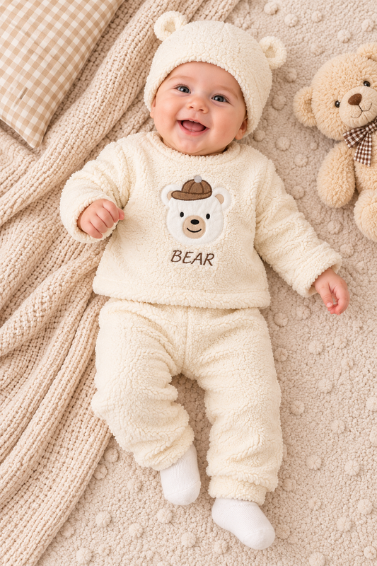 Baby-Outfit Teddy Creme Bear