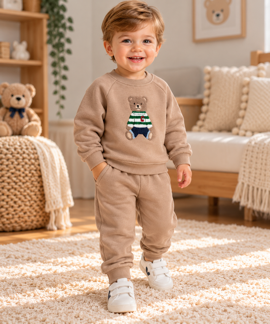 Baby Jogginganzug Baumwolle Teddybär