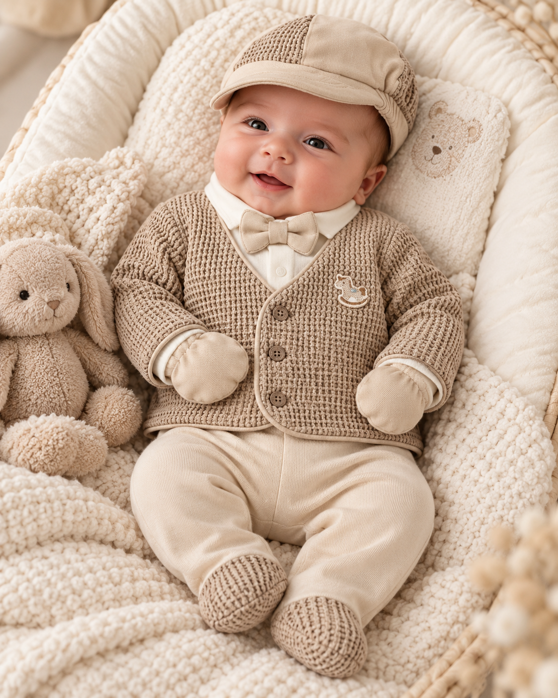 Erstlingsset Mymio 5-teilig Beige