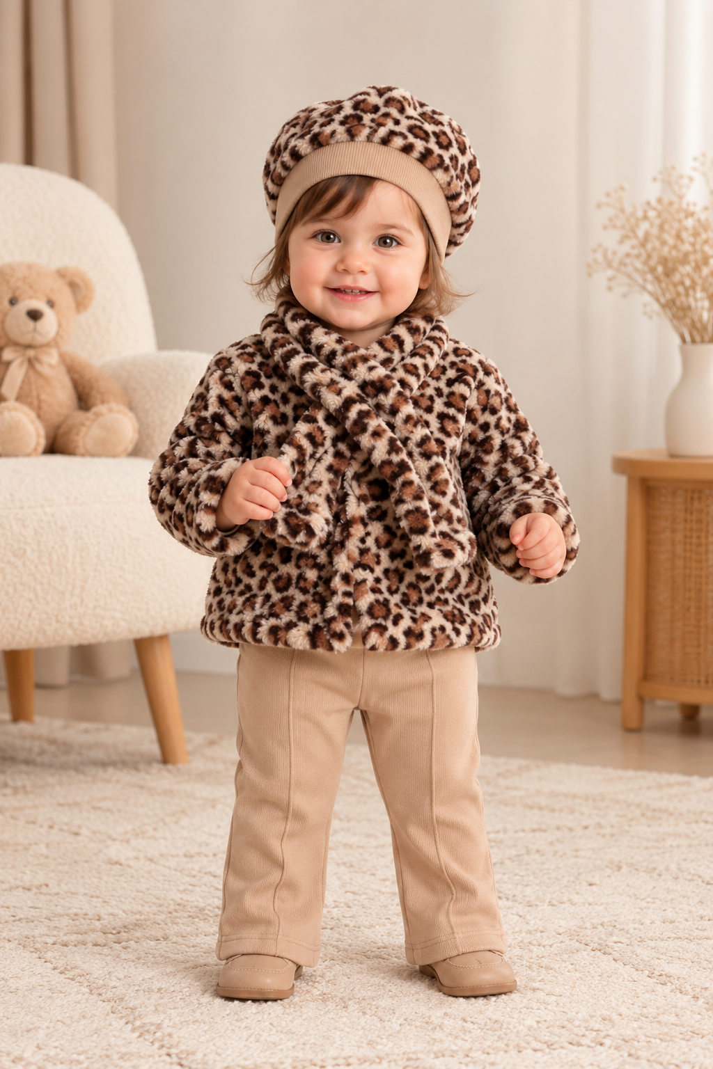Baby Mädchen Set 5-teilig Leo