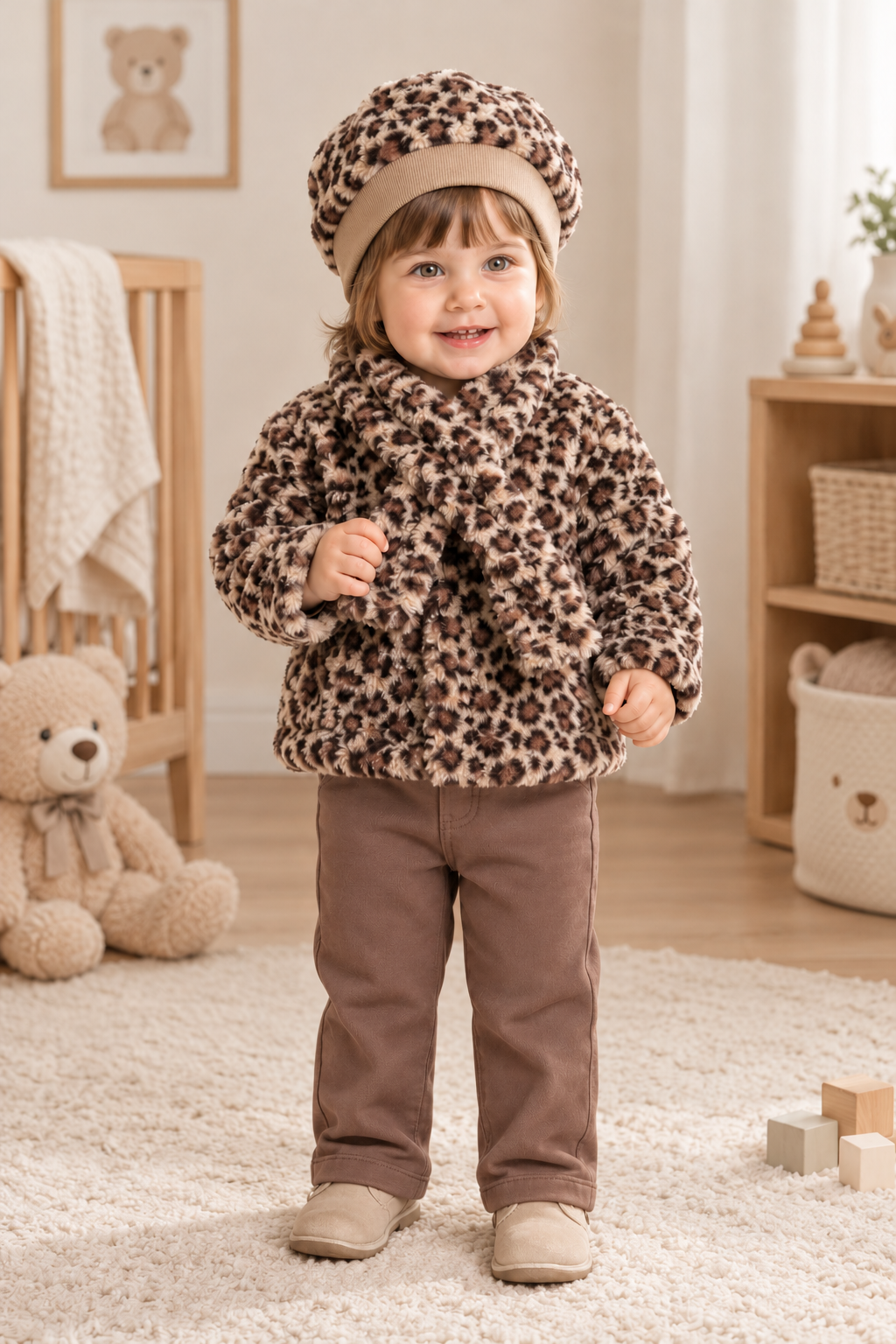 Baby Mädchen Set 5-teilig Leo