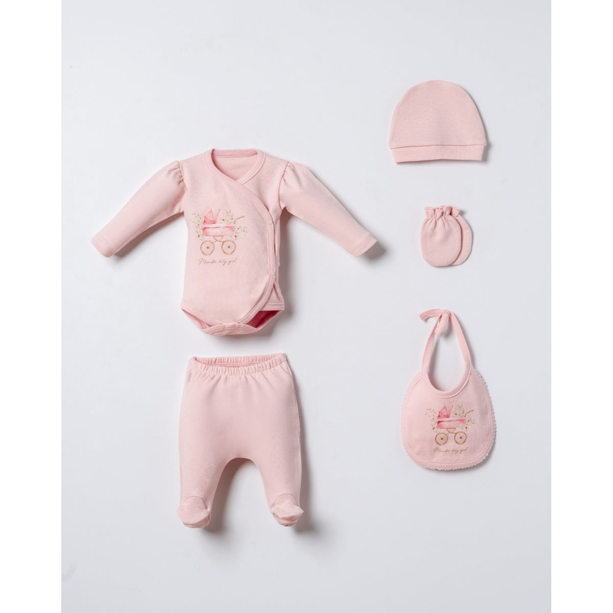 Erstlingsset Kinderwagen 5-teilig