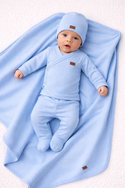 Erstlingsset für Neugeborene – 4-teilig & super weich 👶💕