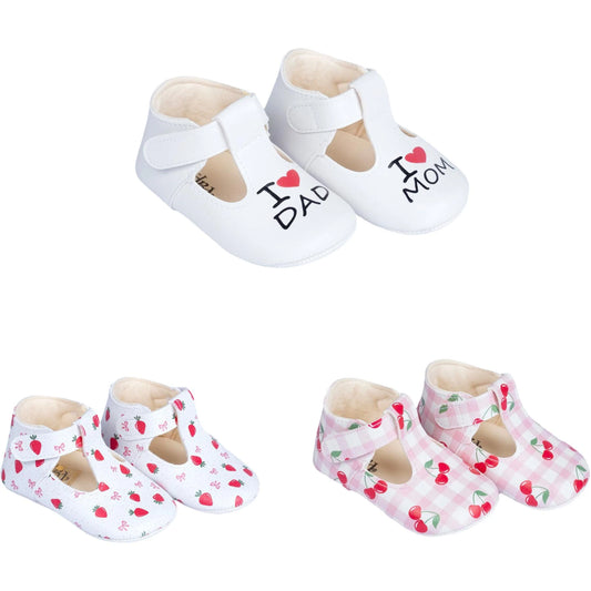 Babyschuhe Klettverschluss Print