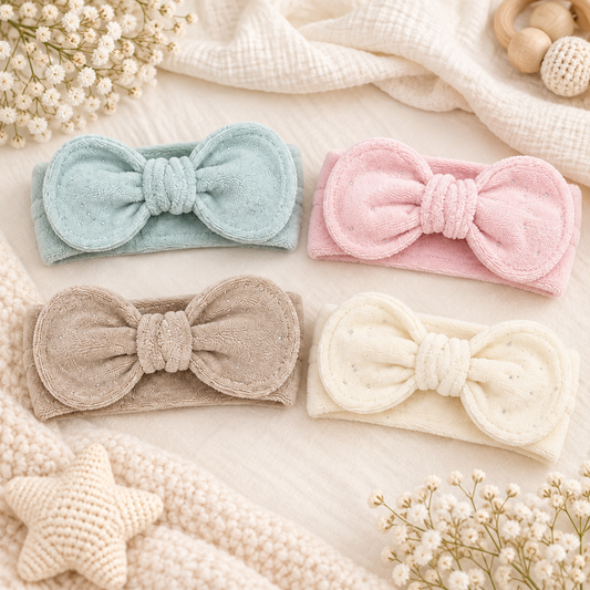Babyhaarband Schleife Strasssteine