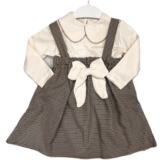 Babymädchen 2-teiliges Set – Elegantes Kleid & Langarmshirt 🎀✨