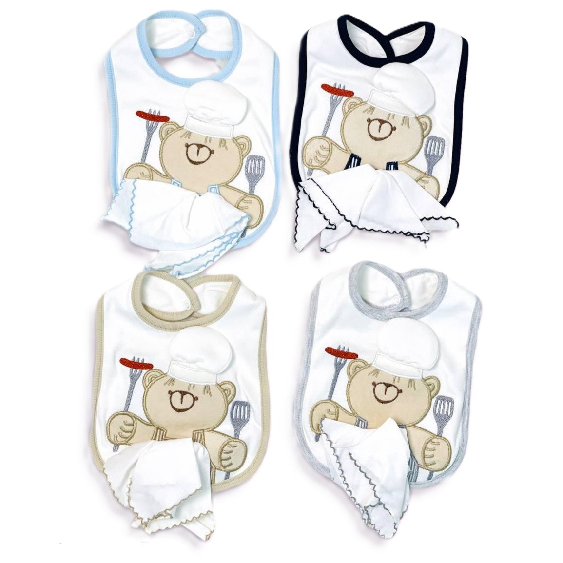 Babyjungen Lätzchen mit Spucktuch – süß & praktisch (2-teilig) 👶🧸