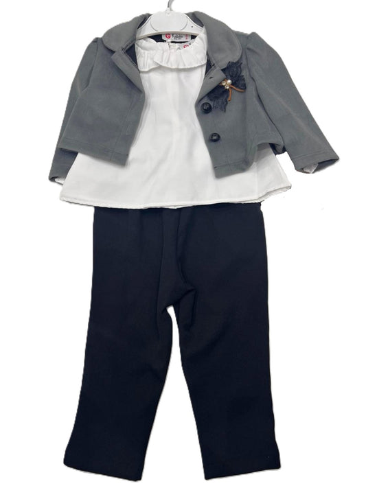 Babymädchen Outfit Set – elegant & zeitlos (3-teilig) 👶🎀