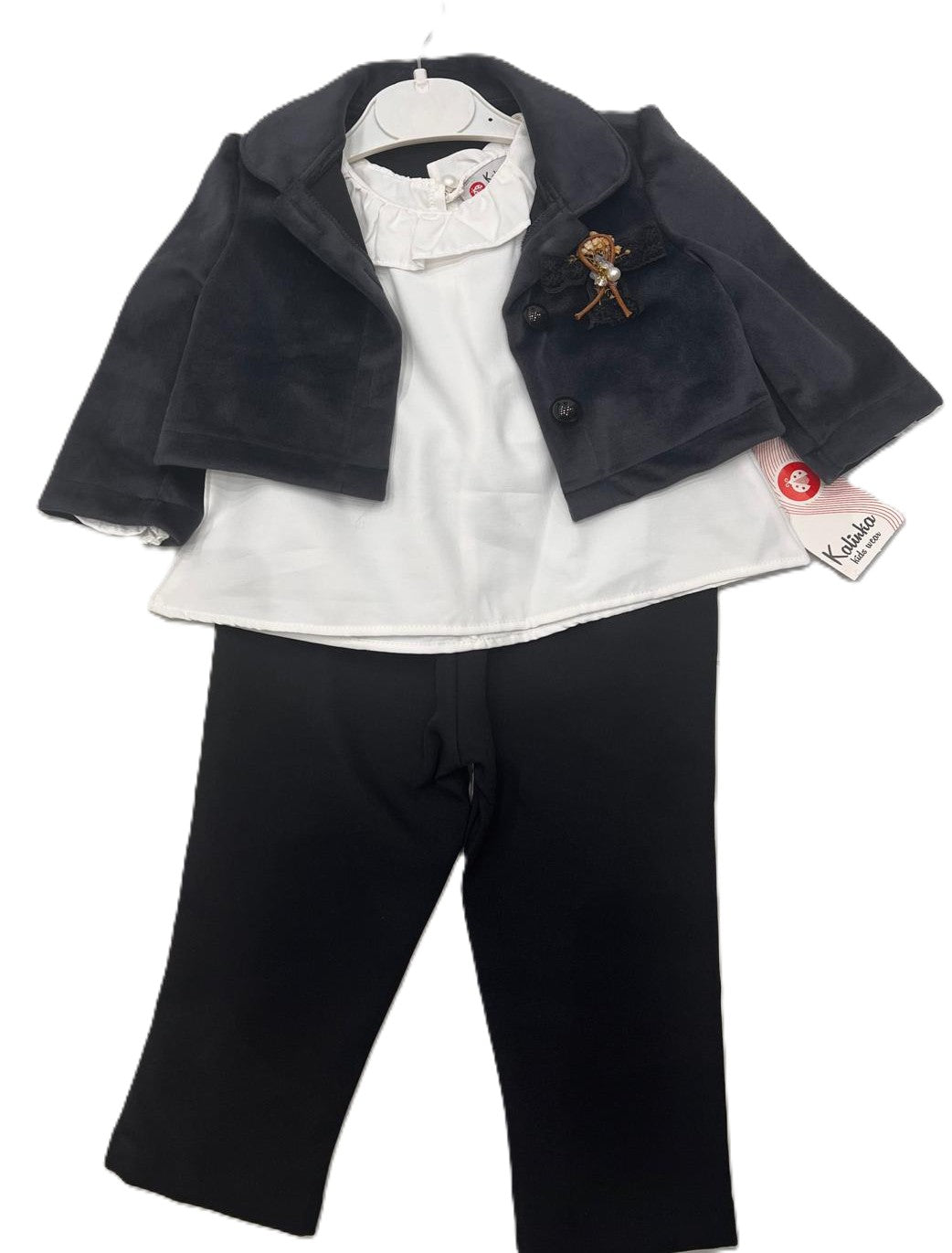 Babymädchen Outfit Set – elegant & zeitlos (3-teilig) 👶🎀