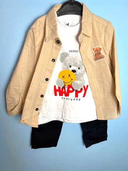 Kinder Set Hemd T-Shirt Hose