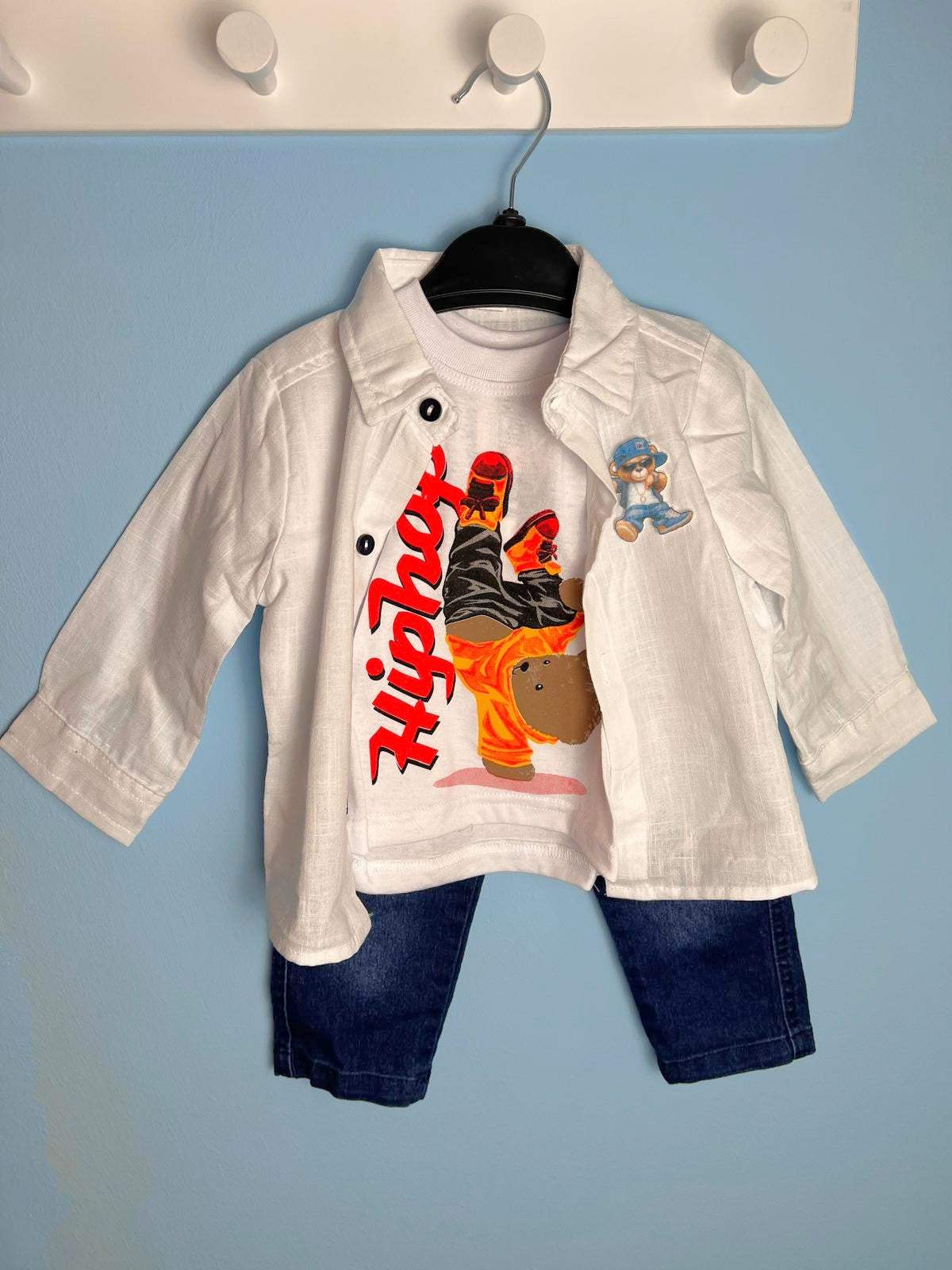 Kinder Set Hemd Shirt Jeans