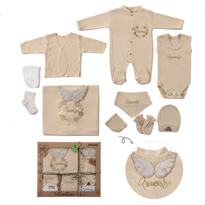 Erstlingsset Baumwolle Prince Princess