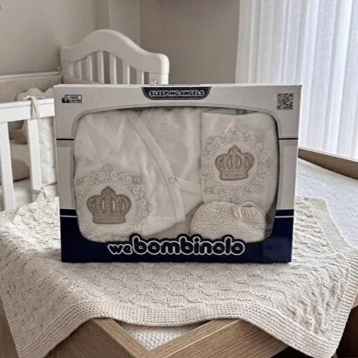 Erstlingsset Krone Beige